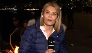 Βηρυτός: Εκνευρισμένος άνδρας διέκοψε τη ζωντανή ανταπόκριση του OPEN – Κάλυψε την κάμερα με το χέρι (βίντεο)