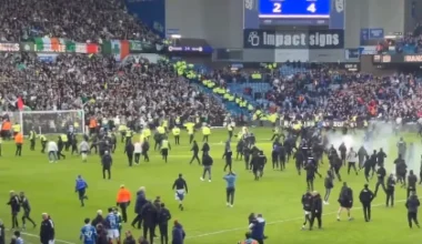 Ένταση στο ντέρμπι Ρέιντζερς – Σέλτικ: Οπαδοί «εισέβαλαν» στο γήπεδο (βίντεο)