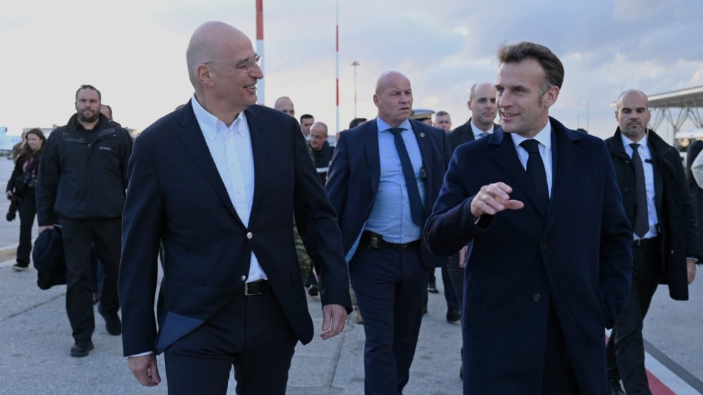Ν.Δένδιας: «Η παρουσία του Ρ.Μακρόν σε Κύπρο και Κρήτη στέλνει σαφές μήνυμα» (φώτο)