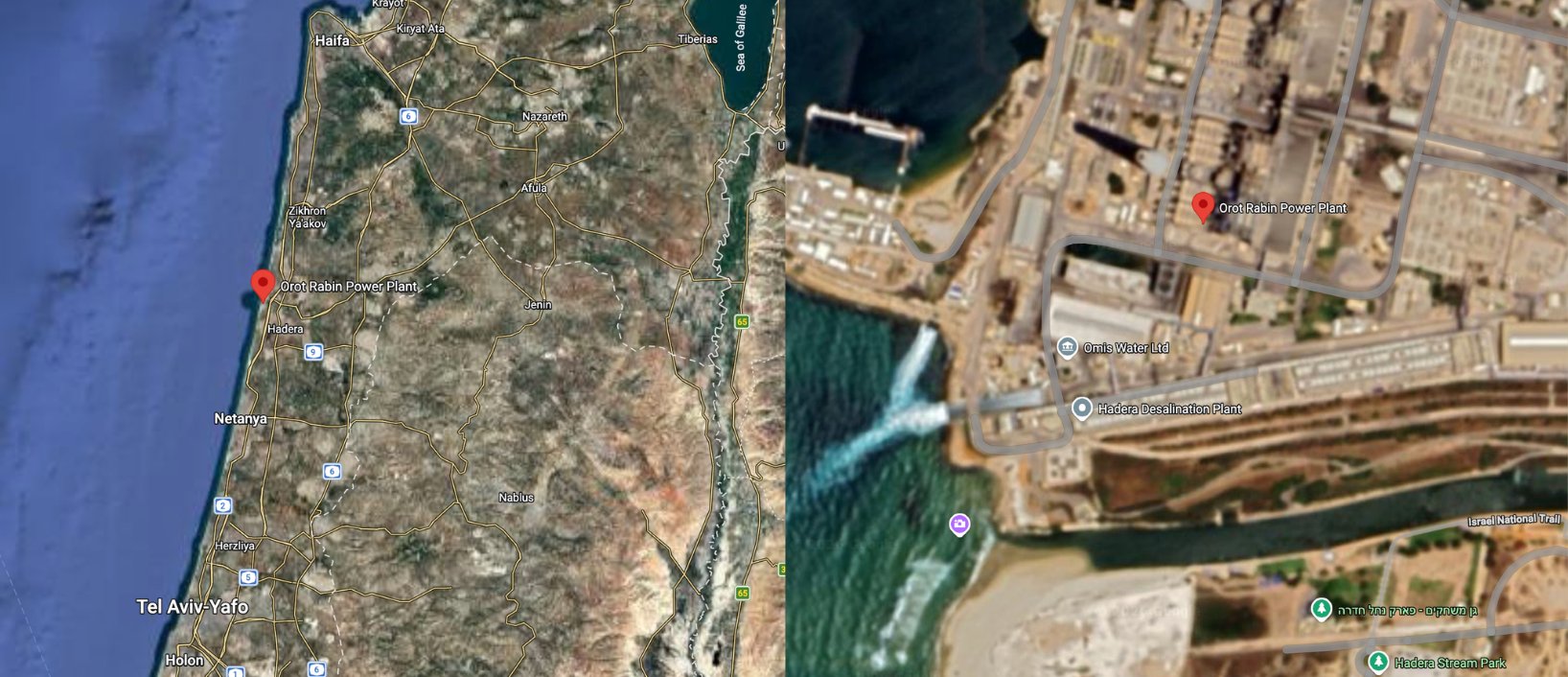 Το Ιράν έπληξε (;) τον σταθμό παραγωγής ενέργειας Orot Rabin στη Χαντέρα & «βύθισε» στο σκοτάδι το κεντρικό Ισραήλ