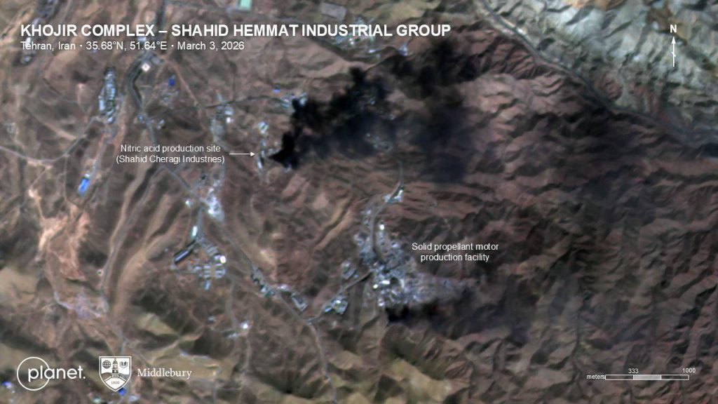 Ιράν: Δορυφορικές εικόνες αποκαλύπτουν το μέγεθος της καταστροφής στο συγκρότημα Khojir και το εργοστάσιο Shahrud