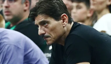 Στην προπόνηση του Παναθηναϊκού ο Δ.Γιαννακόπουλος λίγες μέρες μετά την ήττα σοκ από τον Ηρακλή