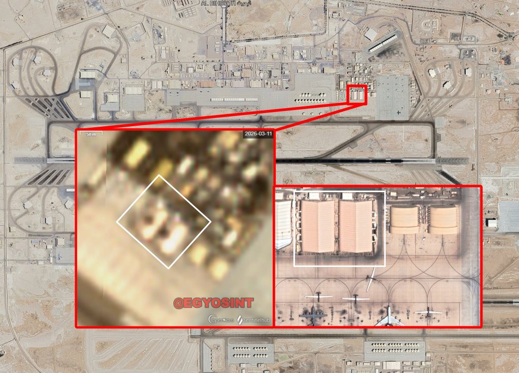 Εκτεταμένες ζημιές στην αεροπορική βάση Al Dhafra στο Άμπου Ντάμπι μετά τις ιρανικές επιθέσεις (φωτο)