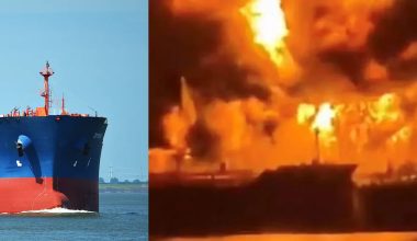 Bίντεο: Το ελληνικό τάνκερ «Ζephyros» έχει τυλιχτεί στις φλόγες μετά από ιρανικό πλήγμα
