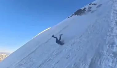 Πολωνία: H στιγμή που ορειβάτης γλιστρά και κατρακυλά σε χιονισμένη πλαγιά στο βουνό Ρίσι! (βίντεο)