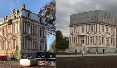 «Αισθητικό έκτρωμα»: Ιστορικός πύργος στη Γαλλία έγινε…συγκρότημα ξύλινων κατοικιών (φώτο)