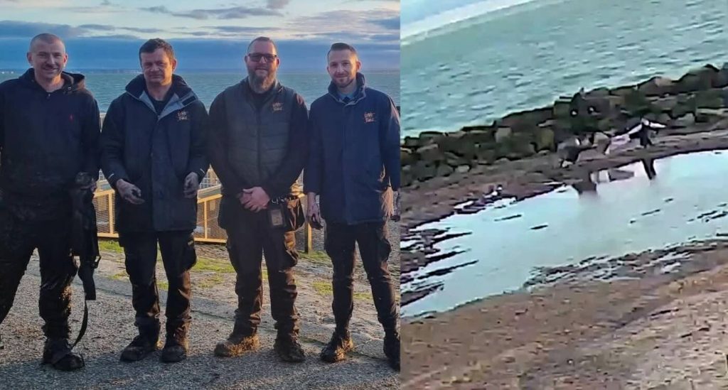 Βίντεο: Η απίστευτη διάσωση μητέρας και κόρης που είχαν εγκλωβιστεί σε κινούμενη άμμο στην Αγγλία