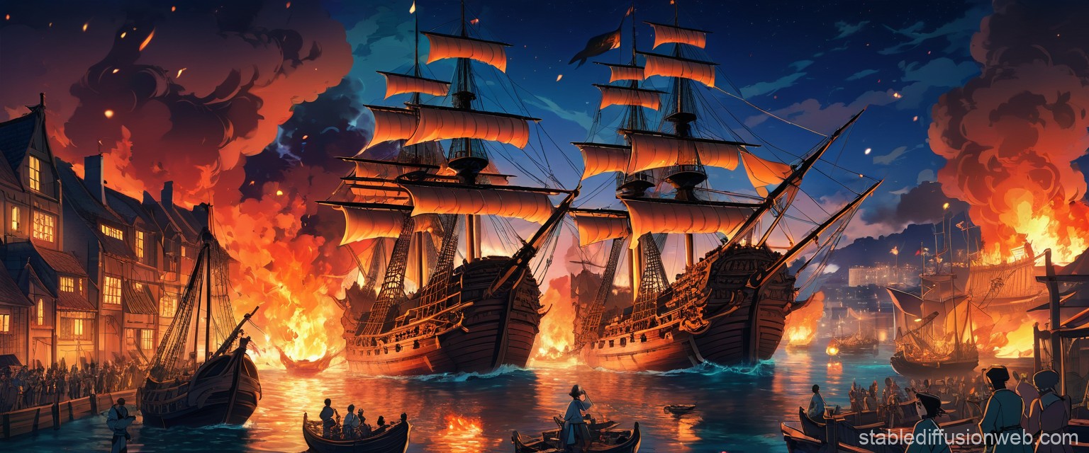 Χιουμοριστικό ΑΙ βίντεο παρομοιάζει το πέρασμα των Στενών του Ορμούζ με ναυμαχία της εποχής του Οράτιου Νέλσον!