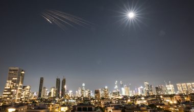 Απίστευτο: Ιρανικά βλήματα διασποράς πάνω από το Ισραήλ (φώτο)