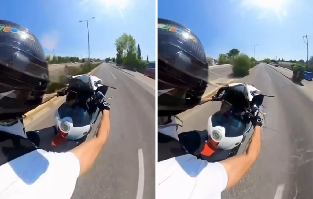 Απίστευτο: 23χρονος μοτοσυκλετιστής τραβούσε βίντεο την ώρα που έτρεχε με ιλιγγιώδη ταχύτητα – Έκανε και σούζες