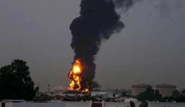 Σφοδρό χτύπημα στο Ριάντ από ιρανικούς πυραύλους (βίντεο)