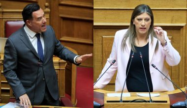 Η Ζ.Κωνσταντοπούλου δημοσίευσε στο TikTok το βίντεο με τον Α.Γεωργιάδη να τρώει… κρακεράκια μέσα στη Βουλή