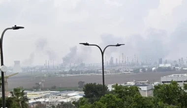 Το Ιράν χτύπησε το διυλιστήριο BAZAN στη Χάιφα του Ισραήλ (βίντεο)