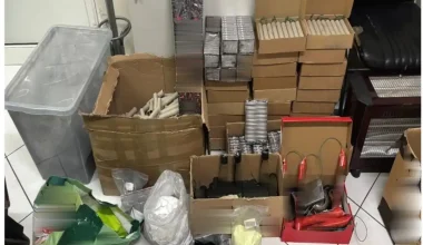 Άγιος Δημήτριος: Ανήλικος κατασκεύασε πάνω από 6.500 κροτίδες… μέσα στο δωμάτιό του (φώτο)