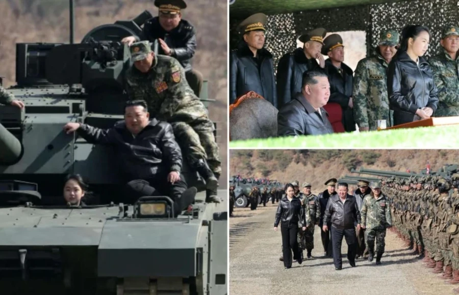 Ο Κιμ και η έφηβη κόρη του οδηγούν άρμα μάχης! (φωτό)