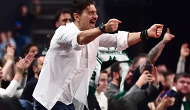 ΠΑΟ-Ερυθρός Αστέρας: Ο Δ.Γιαννακόπουλος κατέβηκε στο 50-62 και οι «πράσινοι» σημείωσαν σερί πόντων 32-12 (βίντεο)