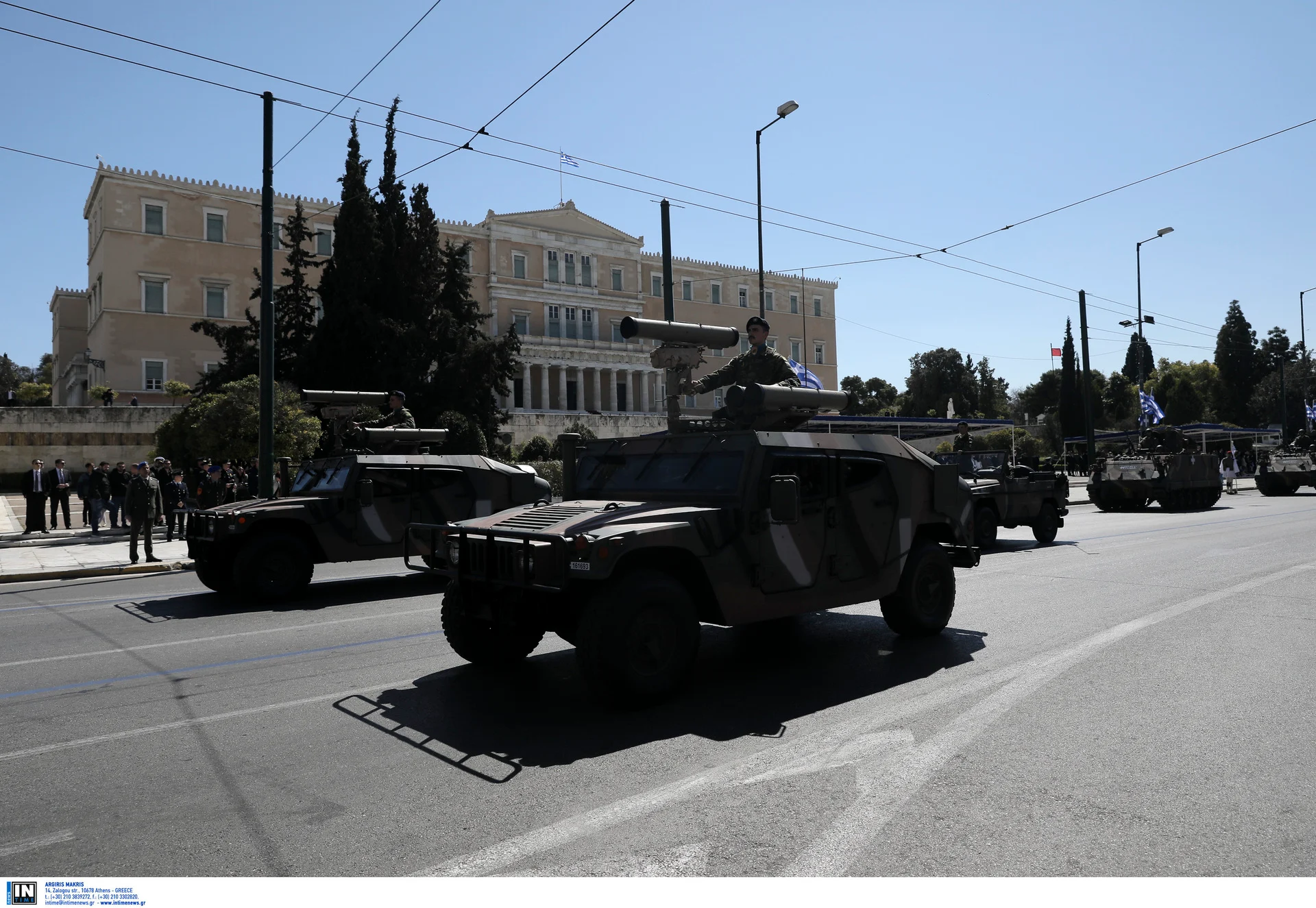 Αθήνα: Δείτε σε ζωντανή μετάδοση τη μεγάλη στρατιωτική παρέλαση για τον εορτασμό της 25ης Μαρτίου (upd)