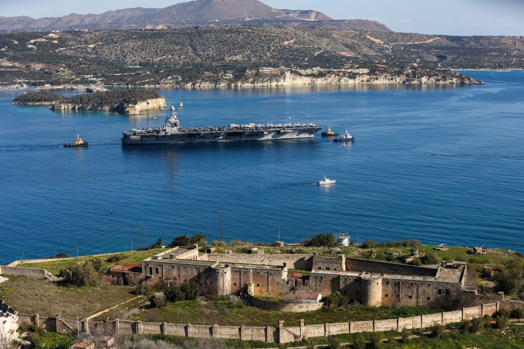 USS Gerald Ford: Οι επισκευές στο αμερικανικό αεροπλανοφόρο στη Σούδα θα διαρκέσουν 14 μήνες!