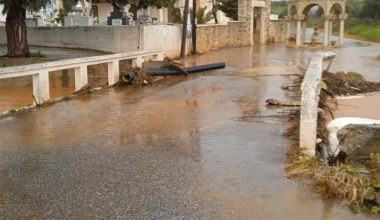 Κακοκαιρία: Ισχυρά φαινόμενα έπληξαν την Κρήτη – Κατολισθήσεις και προβλήματα στην κυκλοφορία των οχημάτων (φωτο)