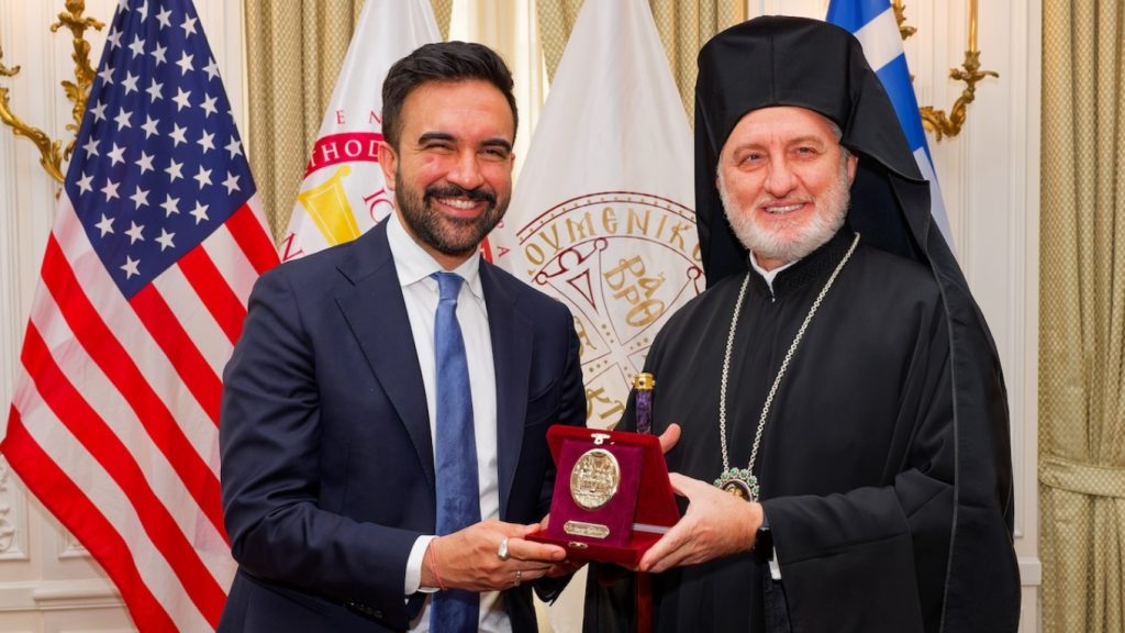 Ο Αρχιεπίσκοπος Αμερικής συναντήθηκε με τον Δήμαρχο της Νέας Υόρκης Ζοχράν Μαμντάνι – Τι συζήτησαν οι δύο άνδρες