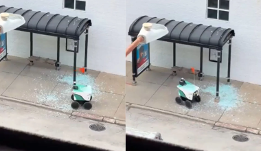 Βίντεο: Ρομπότ διανομής βγαίνει εκτός ελέγχου και τα κάνει «γυαλιά-καρφιά» σε δρόμο του Σικάγο