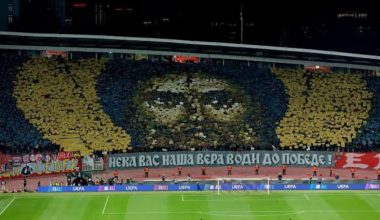 Η UEFA επέβαλε πρόστιμο 95.500€ στον Ερυθρό Αστέρα Βελιγραδίου για μωσαϊκό με την εικόνα του Ιησού (φώτο)