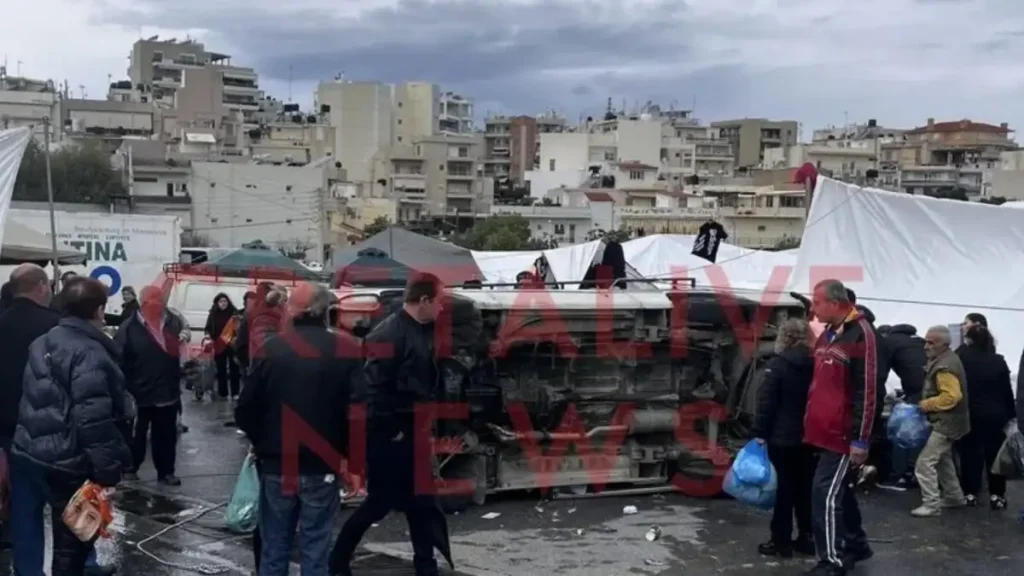 Κρήτη: Ισχυροί άνεμοι «σάρωσαν» το Ηράκλειο – Αναποδογύρισαν τέντες σε λαϊκή αγορά