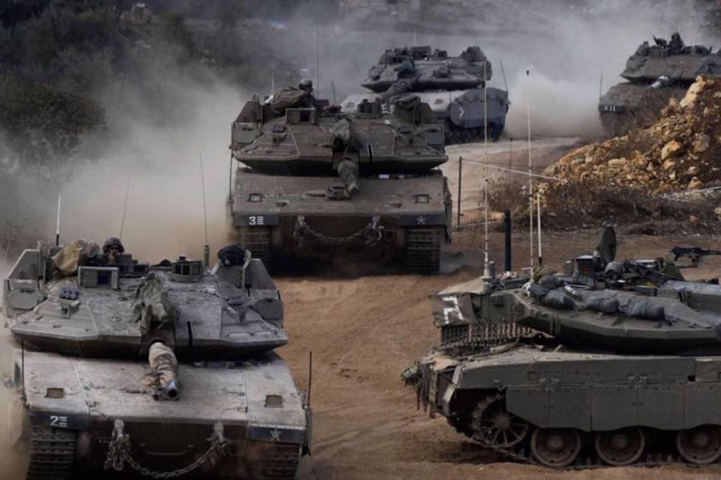 Το πάει στα άκρα το Ισραήλ: Στέλνει δεκάδες άρματα μάχης Merkava στον νότιο Λίβανο