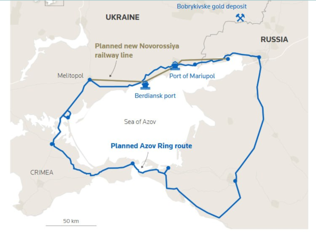 Η Ρωσία προχωρά στην κατασκευή του έργου «Δακτύλιος του Αζόφ»: Γιατί θεωρείται το σημαντικότερο των τελευταίων ετών