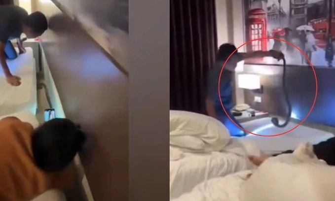 Ταϊλάνδη: Εφιαλτικές διακοπές για ζευγάρι τουριστών – Ξύπνησαν και είχαν μια κόμπρα στο κεφάλι τους (βίντεο)