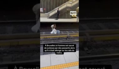 Τρόμος στο μετρό των Βρυξελλών: Άνδρας ξάπλωσε στις ράγες – Τον έσωσαν τελευταία στιγμή (βίντεο)