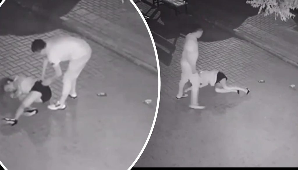 Σκληρό βίντεο: Μεθυσμένος άνδρας «σαπίζει στο ξύλο» γυναίκα στην Κίνα και μετά τη βιάζει