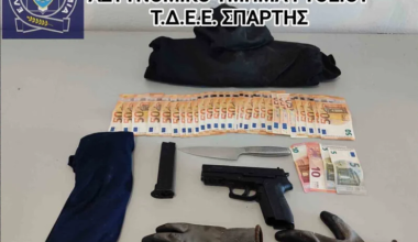 Ένοπλη ληστεία σε κατάστημα στο Γύθειο: Χειροπέδες σε 39χρονο που εισέβαλε αρπάζοντας σχεδόν 1.500 ευρώ (φωτο)