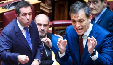 Κόντρα Μάντζου-Μηταράκη στη Βουλή για την συζήτηση για τις υποκλοπές