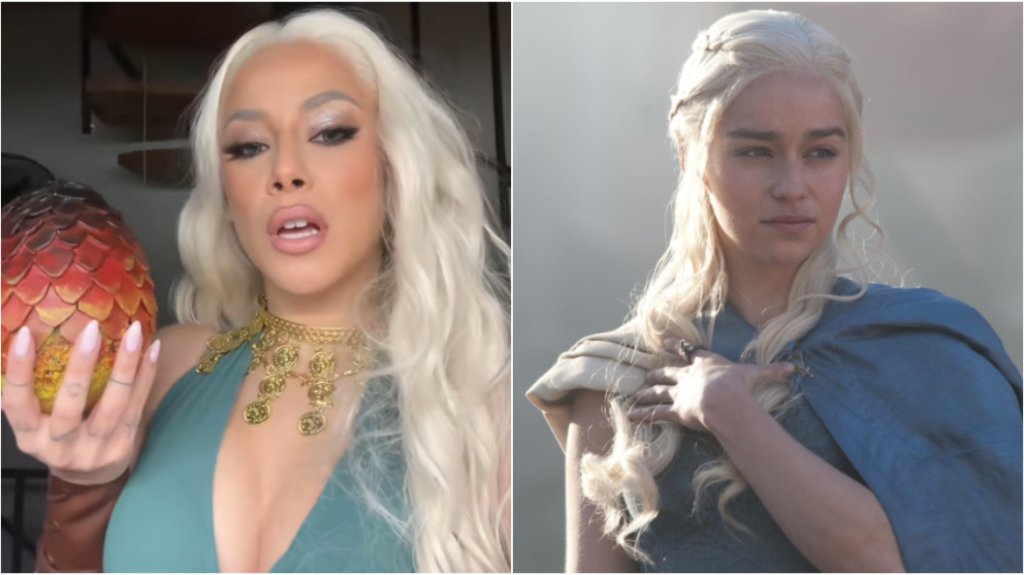 Η κόρη της Πάολα ντύθηκε Daenerys Targaryen – Η πασίγνωστη Βασίλισσα των Δράκων του Game Of Thrones