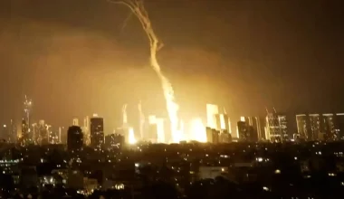 Βίντεο: Ιρανικός βαλλιστικός πύραυλος χτυπάει σαν… μετεωρίτης το Τελ Αβίβ!