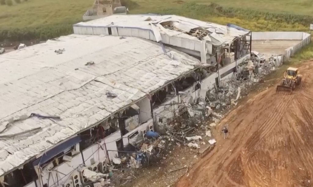 Ιρανική πυραυλική επίθεση ισοπέδωσε εργοστάσιο κατασκευής drones στο Ισραήλ (βίντεο)