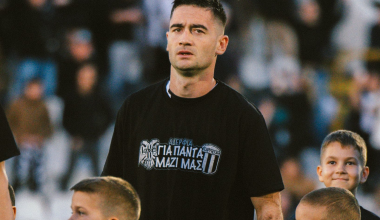 Όμορφη κίνηση από τους παίκτες της Παρτιζάν: Τίμησαν την μνήμη των αδικοχαμένων φίλων του ΠΑΟΚ – Δείτε φωτογραφίες