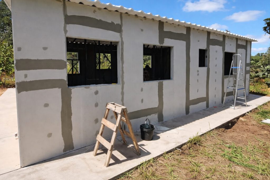 Έχτισαν μόνοι το νέο τους σπίτι σε 3 μήνες – Δείτε το λόγο που ξεκίνησαν από… την σκεπή (βίντεο)