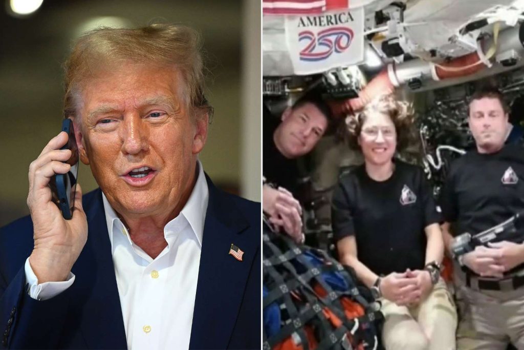 O N.Tραμπ συνεχάρη τους αστροναύτες του Artemis II: «Επόμενος στόχος ο Άρης»