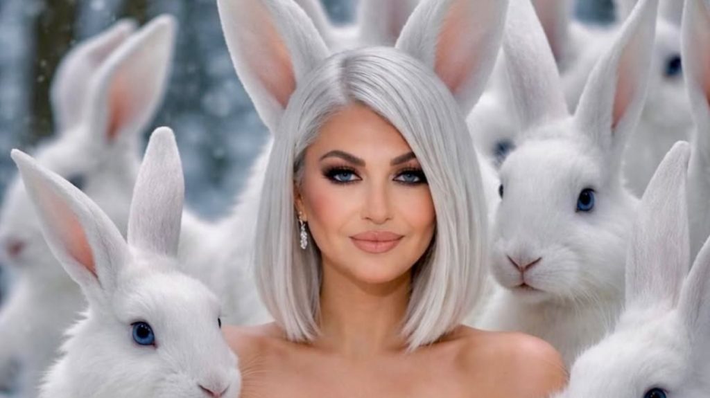 Η Καίτη Γαρμπή «έγινε» λαγουδάκι και ευχήθηκε καλό Πάσχα (φωτο)