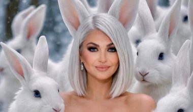 Η Καίτη Γαρμπή «έγινε» λαγουδάκι και ευχήθηκε καλό Πάσχα (φωτο)