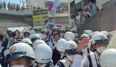 Βίντεο: Μεγάλη διαδήλωση στην Ιαπωνία κατά της δημιουργίας τζαμιού στην Φουτζισάβα!