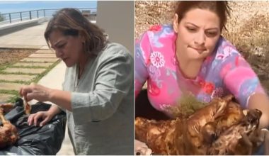 Η Βίκυ Σταυροπούλου μπροστά από το αρνί θυμήθηκε την επική ατάκα που είπε στο «Είσαι το ταίρι μου» (βίντεο)