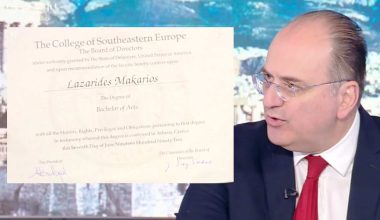 Μακάριος Λαζαρίδης: Έδειξε το «πτυχίο» του που δεν είναι όμως πτυχίο!