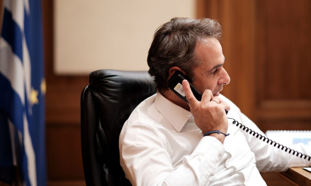 Κ.Μητσοτάκης: Τηλεφωνική συνομιλία με Ζοζέφ Αούν και Μπ.Νετανιάχου