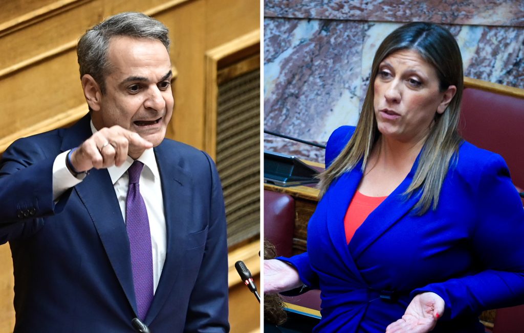 Κ.Μητσοτάκης κατά Ζ.Κωνσταντοπούλου: «Ήσασταν η μόνη που υιοθέτησε το άθλιο σενάριο για την κόρη μου»