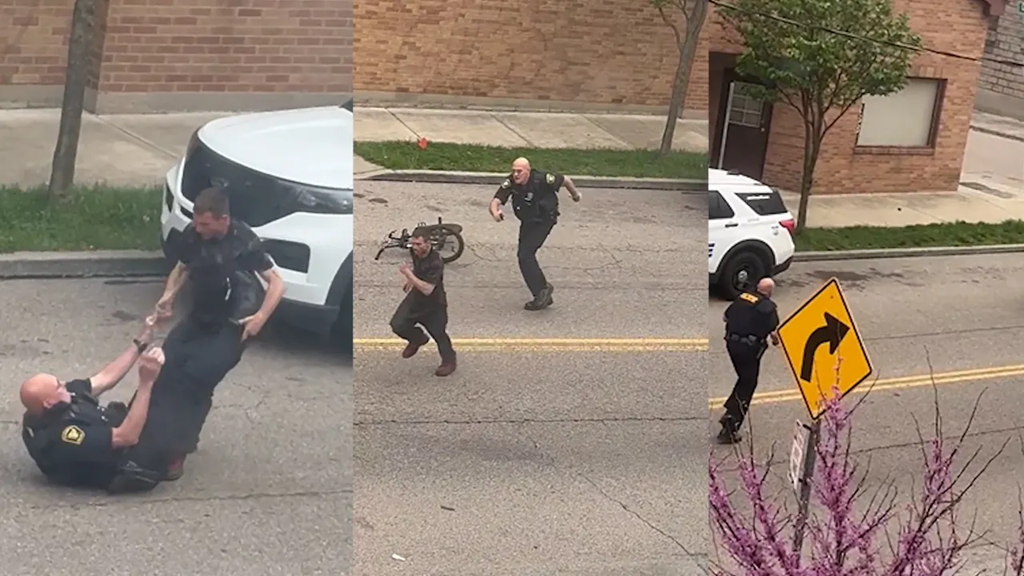 Βίντεο: Η αποτυχημένη προσπάθεια αστυνομικού να συλλάβει ποδηλάτη στις ΗΠΑ που έγινε viral