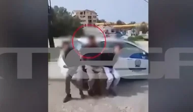 Με χόμπι τις παρανομίες ο 23χρονος αρσιβαρίστας στο Αργοστόλι: Δείτε τη στιγμή που σηκώνει περιπολικό (βίντεο)