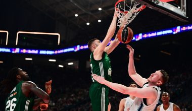 Εντυπωσιακό κάρφωμα του Ν.Ρογκαβόπουλου στον Ρόλαντς Σμιτς της Εφές Ανατολού (βίντεο)